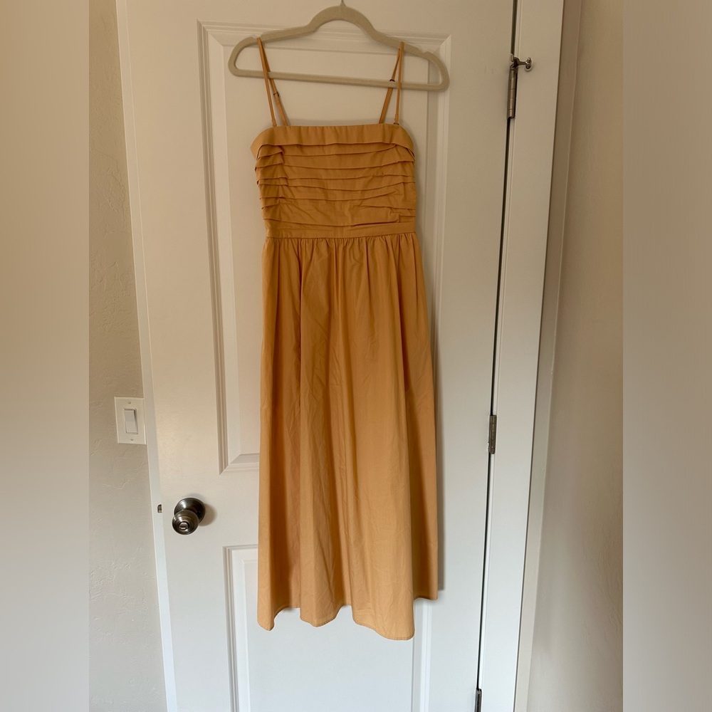 ABERCROMBIE & FITCH-Pleated Top Midi